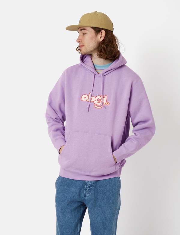 Pink on sale obey hoodie