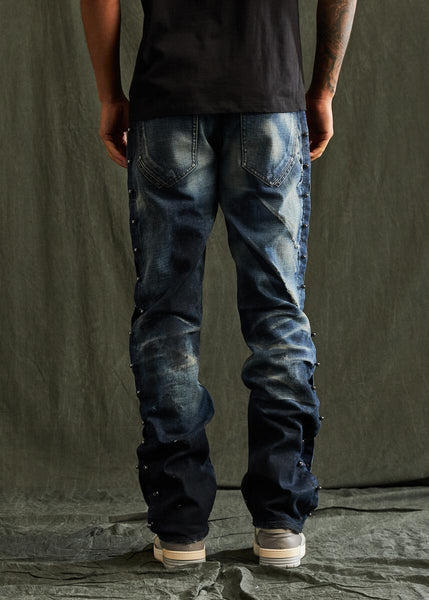 EMBELLISH DENIM - ROCKSTAR STRAIGHT FIT DENIM