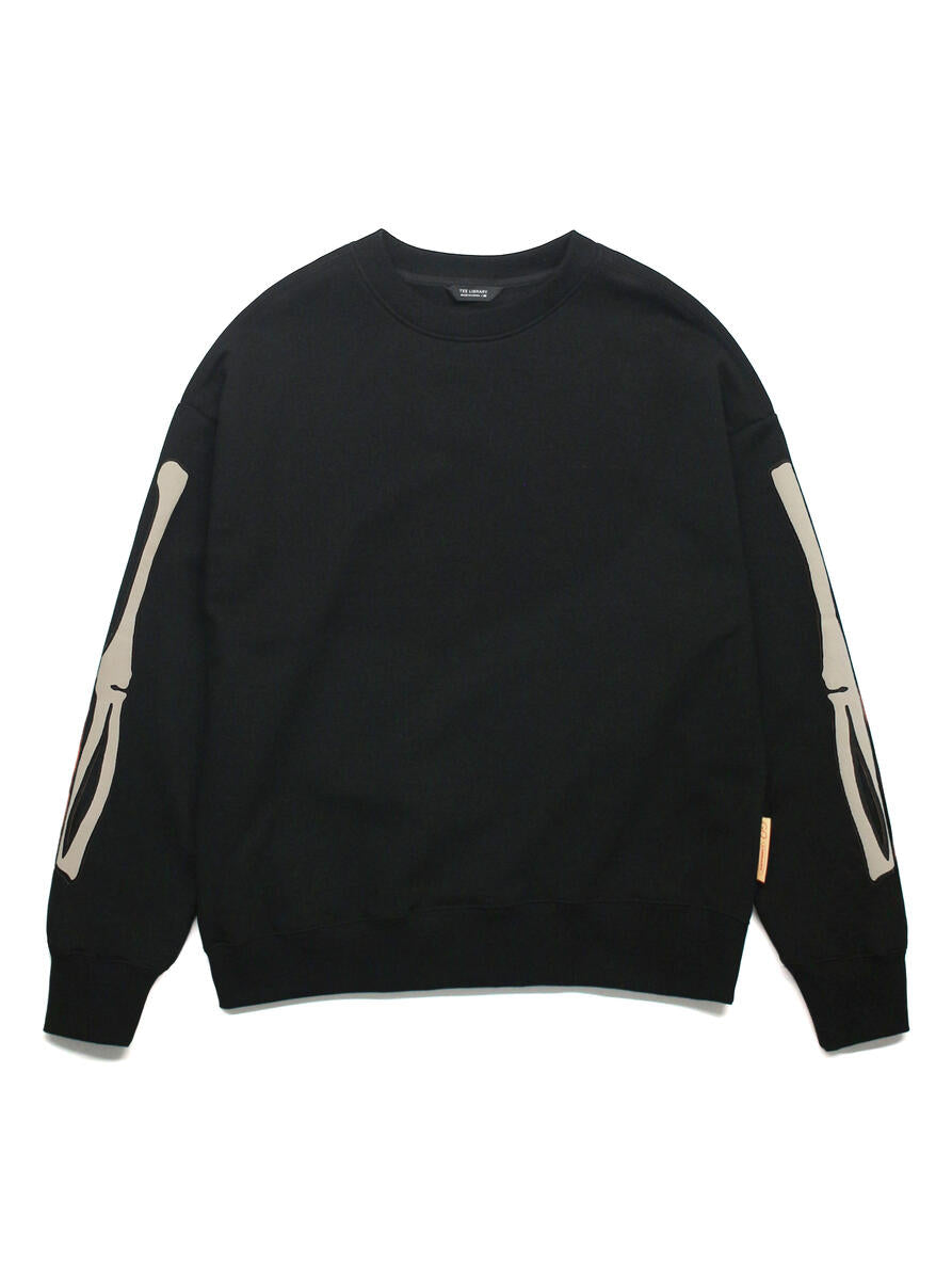 TEE LIBRARY - BONE CREWNECK