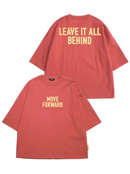 TEE LIBRARY - MOVE FORWARD HEAVY OVERSIZED BOXY FIT