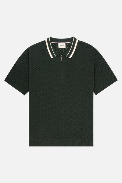 KUWALLA TEE - KNIT ZIP POLO