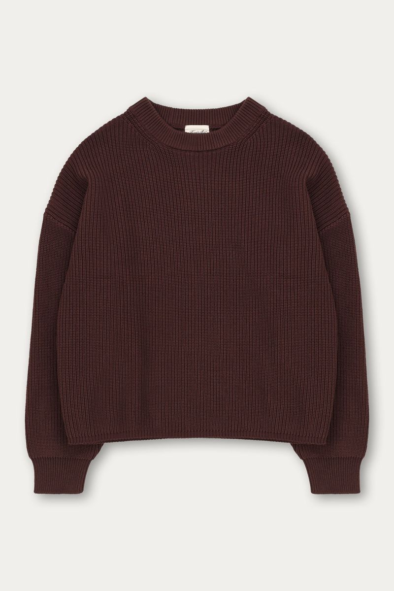 KUWALLA TEE - HEAVY KNITTED BOX CREW