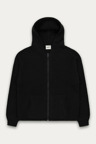 KUWALLA TEE - HEAVY KNITTED ZIP HOODIE