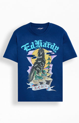 ED HARDY - WOLF TEE