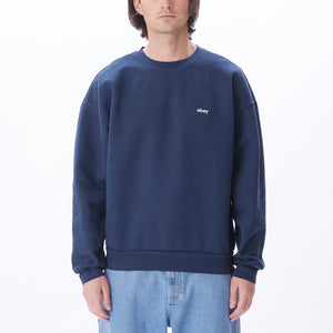 OBEY - LOWER CASE PIGMENT CREWNECK