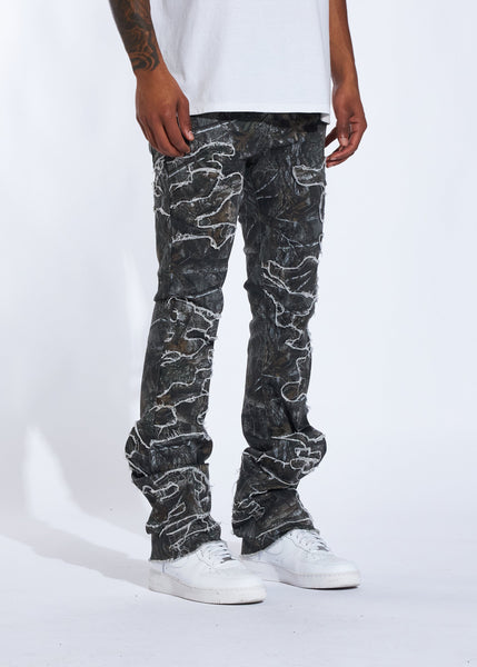 CRYSP DENIM - CAMO STACKED DENIM