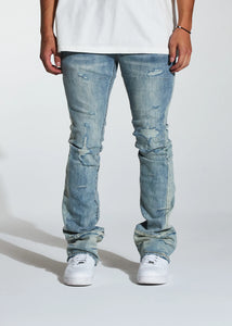 CRYSP DENIM - LIGHT WASH STACKED DENIM