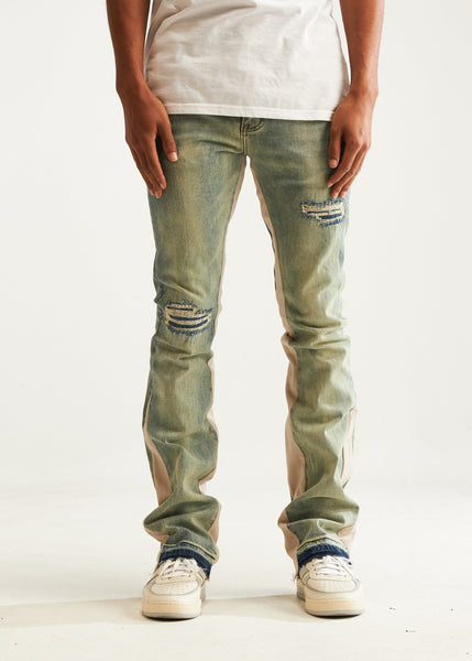 EMBELLISH DENIM - RICFLAIR STACK DENIM