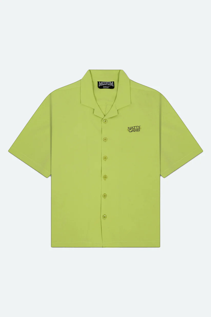 NATTY GARB - LIME CUBAN SHIRT