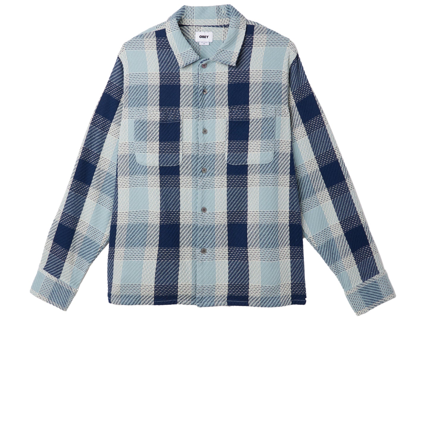 OBEY - BRUSE WOVEN LONG SLEEVE SHIRT