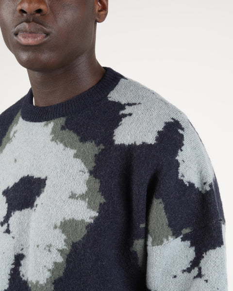 WEMOTO - KNIT CREWNECK PULLOVER