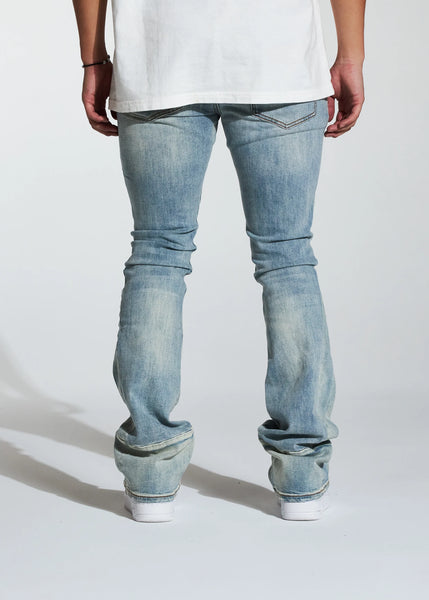 CRYSP DENIM - LIGHT WASH STACKED DENIM