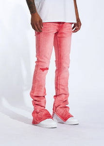 CRYSP DENIM - RED WASH STACKED DENIM