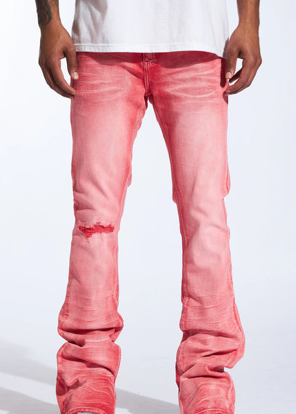 CRYSP DENIM - RED WASH STACKED DENIM