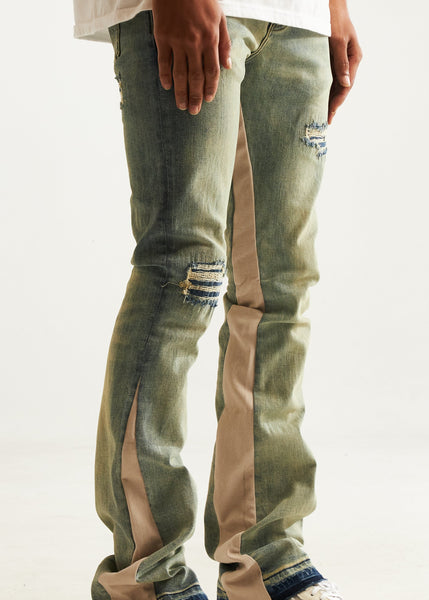 EMBELLISH DENIM - RICFLAIR STACK DENIM