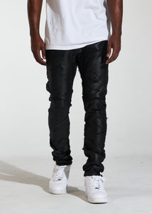 CRYSP DENIM - BLACK CRAZY DENIM