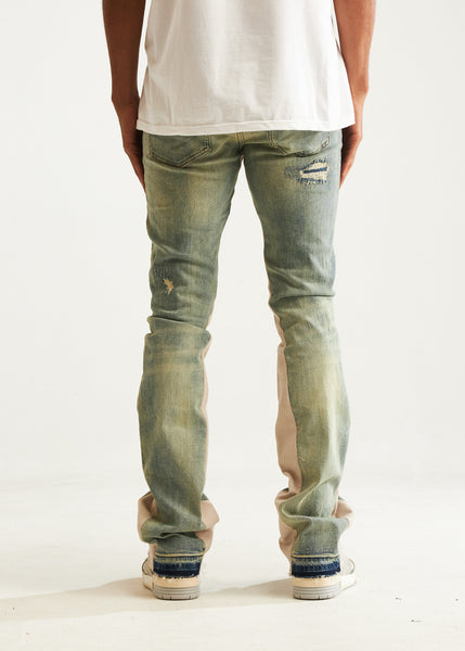 EMBELLISH DENIM - RICFLAIR STACK DENIM