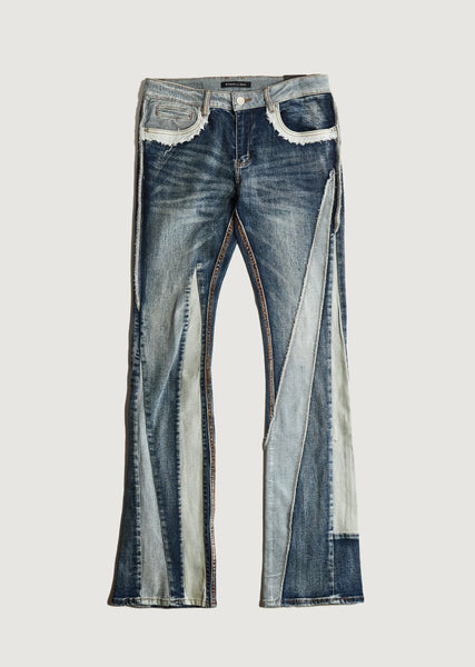 EMBELLISH DENIM - CRAZY STACK DENIM