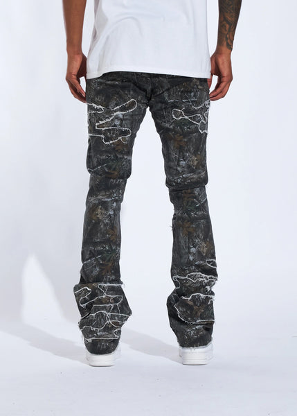 CRYSP DENIM - CAMO STACKED DENIM