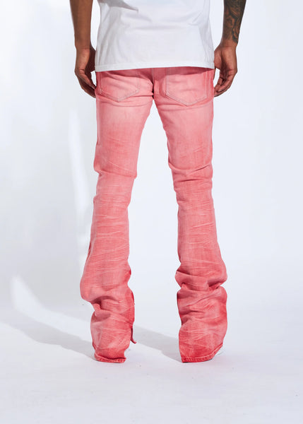 CRYSP DENIM - RED WASH STACKED DENIM