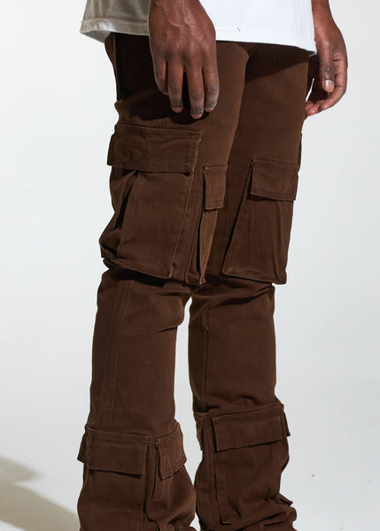 CRYSP DENIM - STACKED CARGO DENIM