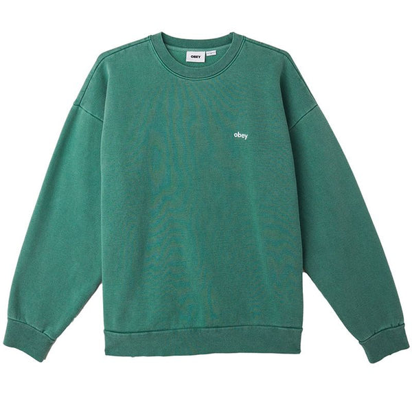 OBEY - LOWER CASE PIGMENT CREWNECK