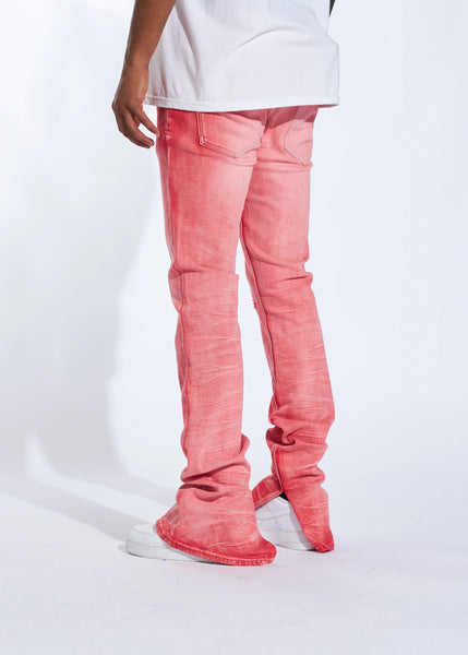 CRYSP DENIM - RED WASH STACKED DENIM