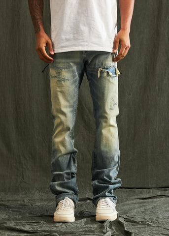 EMBELLISH DENIM - JACKY STRAIGHT FIT