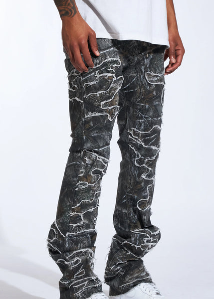 CRYSP DENIM - CAMO STACKED DENIM