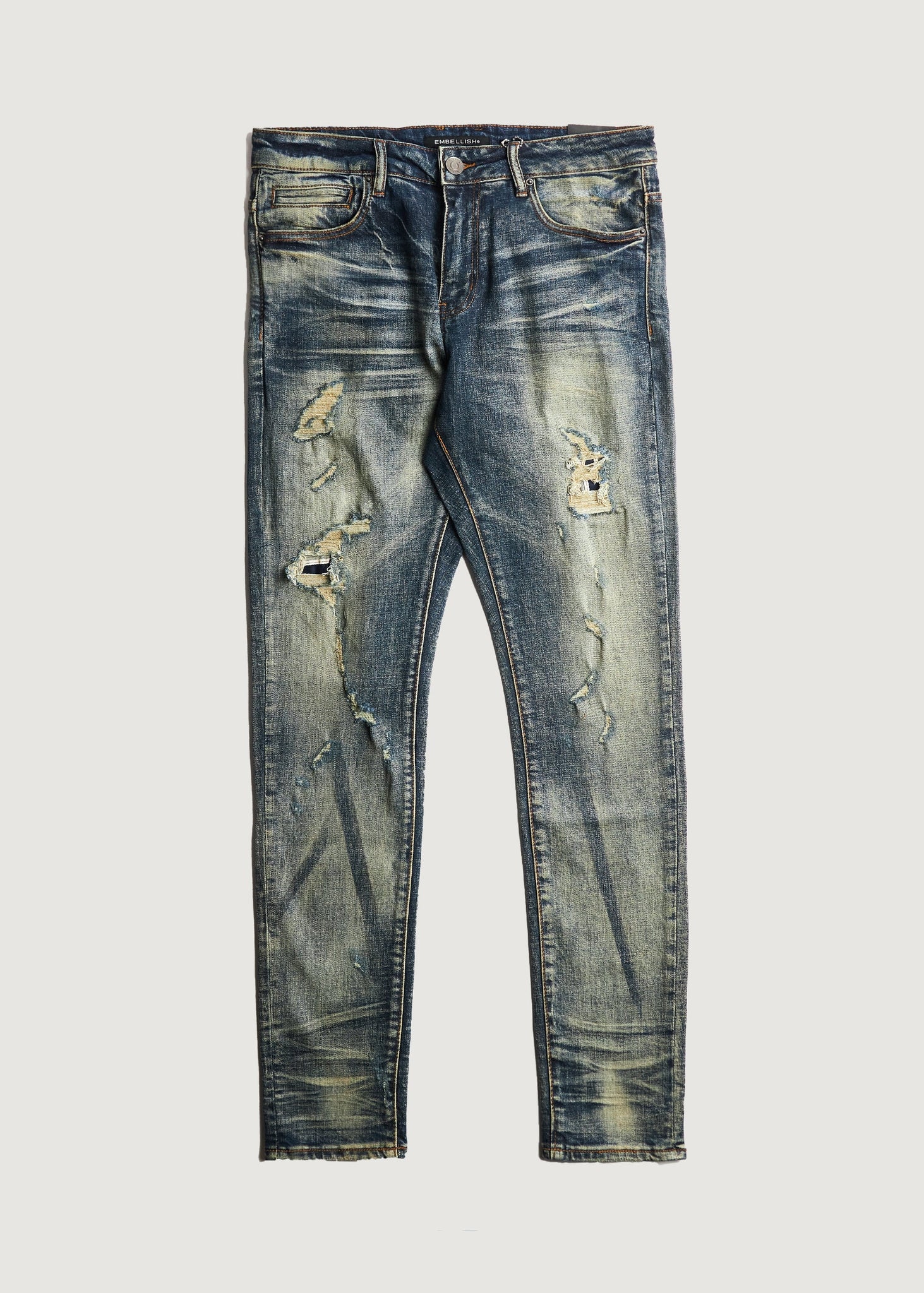 EMBELLISH DENIM - GIN DENIM