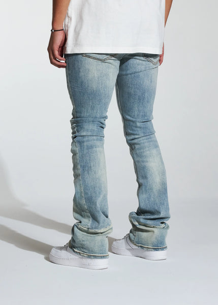 CRYSP DENIM - LIGHT WASH STACKED DENIM