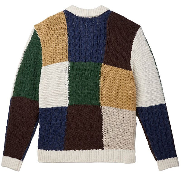 OBEY - OLIVER PATCHWORK KNITTED SWEATER