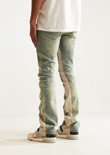 EMBELLISH DENIM - RICFLAIR STACK DENIM