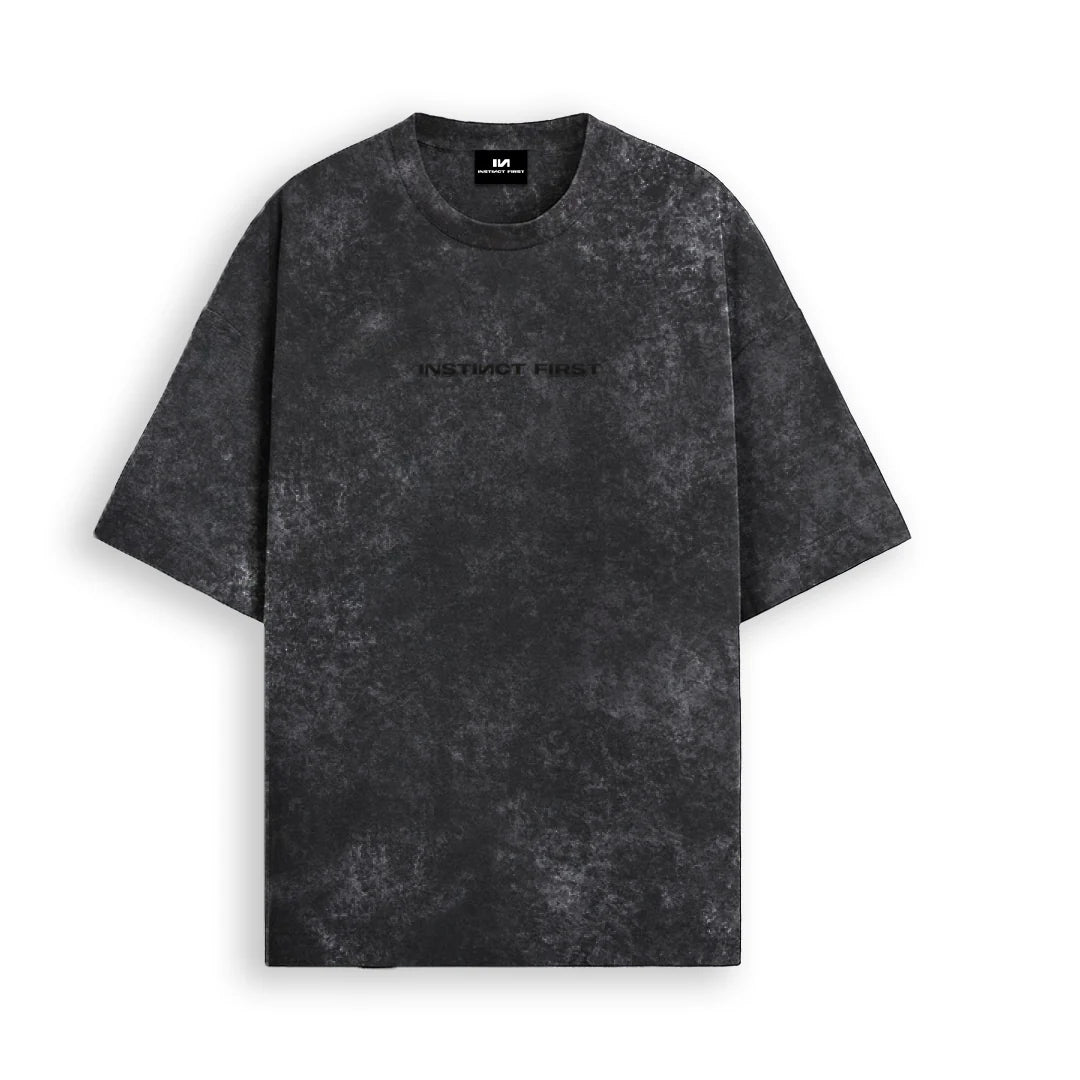 INSTICT FIRST - IRON WASHED T SHIRT