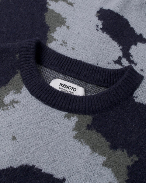 WEMOTO - KNIT CREWNECK PULLOVER