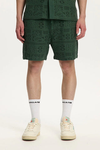 KUWALLA TEE - GREEN GARDEN SHORTS