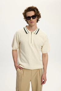 KUWALLA TEE - KNIT ZIP POLO