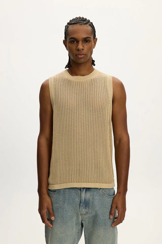 KUWALLA TEE - KNITTED SLEEVELESS TANK TOP