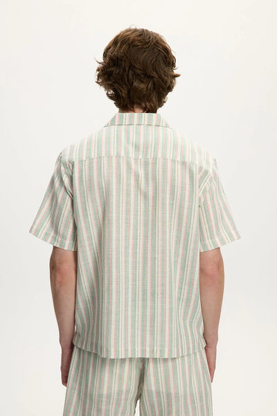 KUWALLA TEE - LINEN STRIPE SHIRT