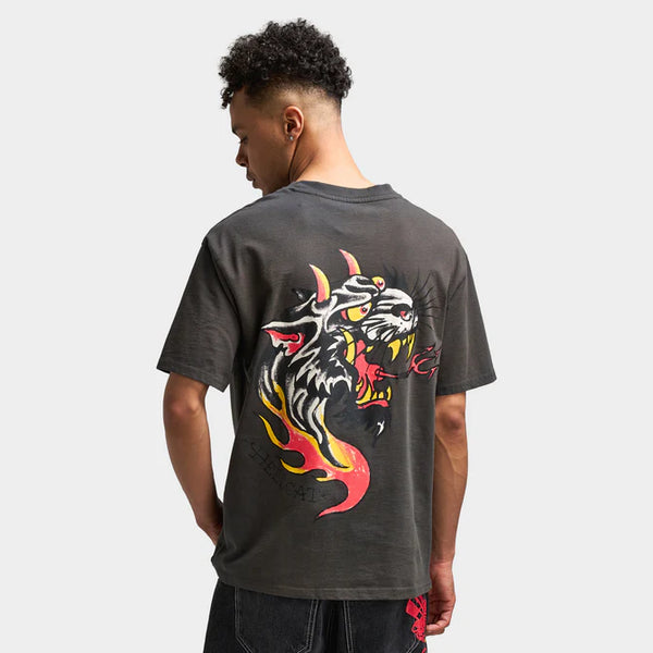 ED HARDY - PANTHER FLAME TEE
