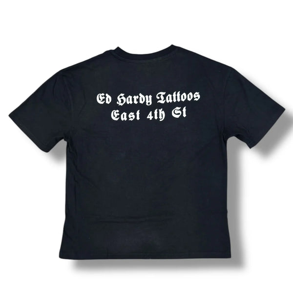 ED HARDY - GLORY SKULL BOXY FIT TEE