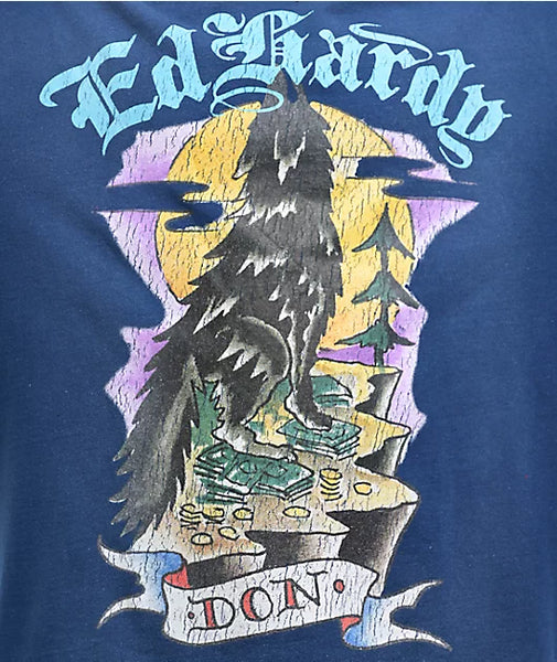 ED HARDY - WOLF TEE