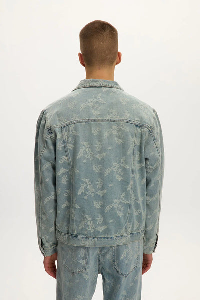 KUWALLA TEE - BAGGY FLORAL  EMBROIDERY CANADIAN TUXEDO