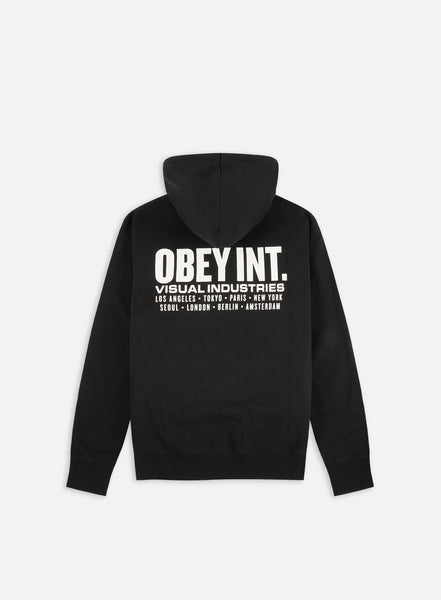 OBEY -INT VISUAL INDUSTRIES HOODIE