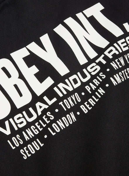 OBEY -INT VISUAL INDUSTRIES HOODIE